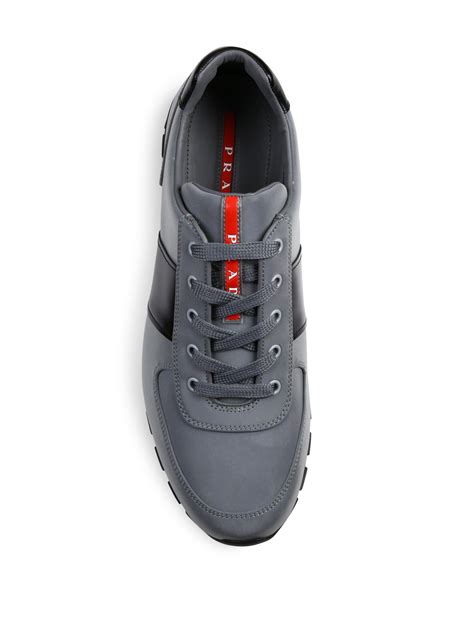 prada black trainers mens|Prada runners.